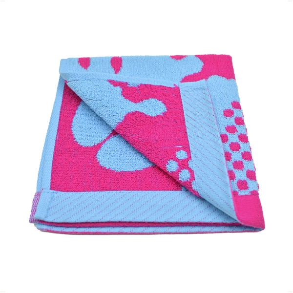 Butterfly Table Tennis - Palest Hand Towel - Blue - Folded - Inside